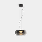 Pendant Light Glass Grey - TELUMX | Warm Ambiance