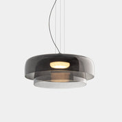 Pendant Light Glass Grey - TELUMX | Warm Ambiance