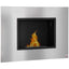 Bioethanol Fireplace – Wall-Mounted, Stainless Steel | Warm, Realistic Flame