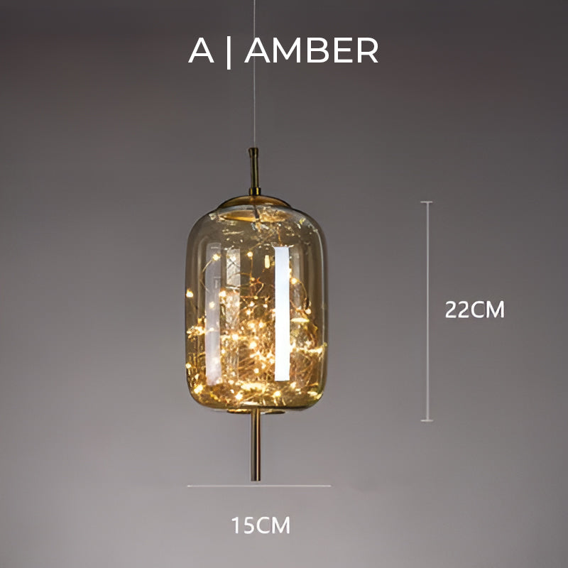 Pendant Light Smoked Glass - SILEXA | Ambiance Lighting