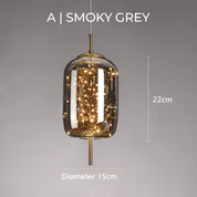 Pendant Light Smoked Glass - SILEXA | Ambiance Lighting