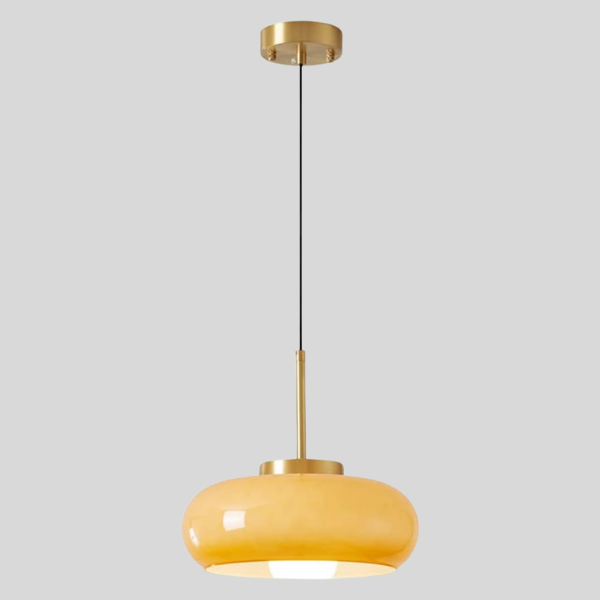 Pendant Light Copper Glass - VECTRA | Elegant Lighting