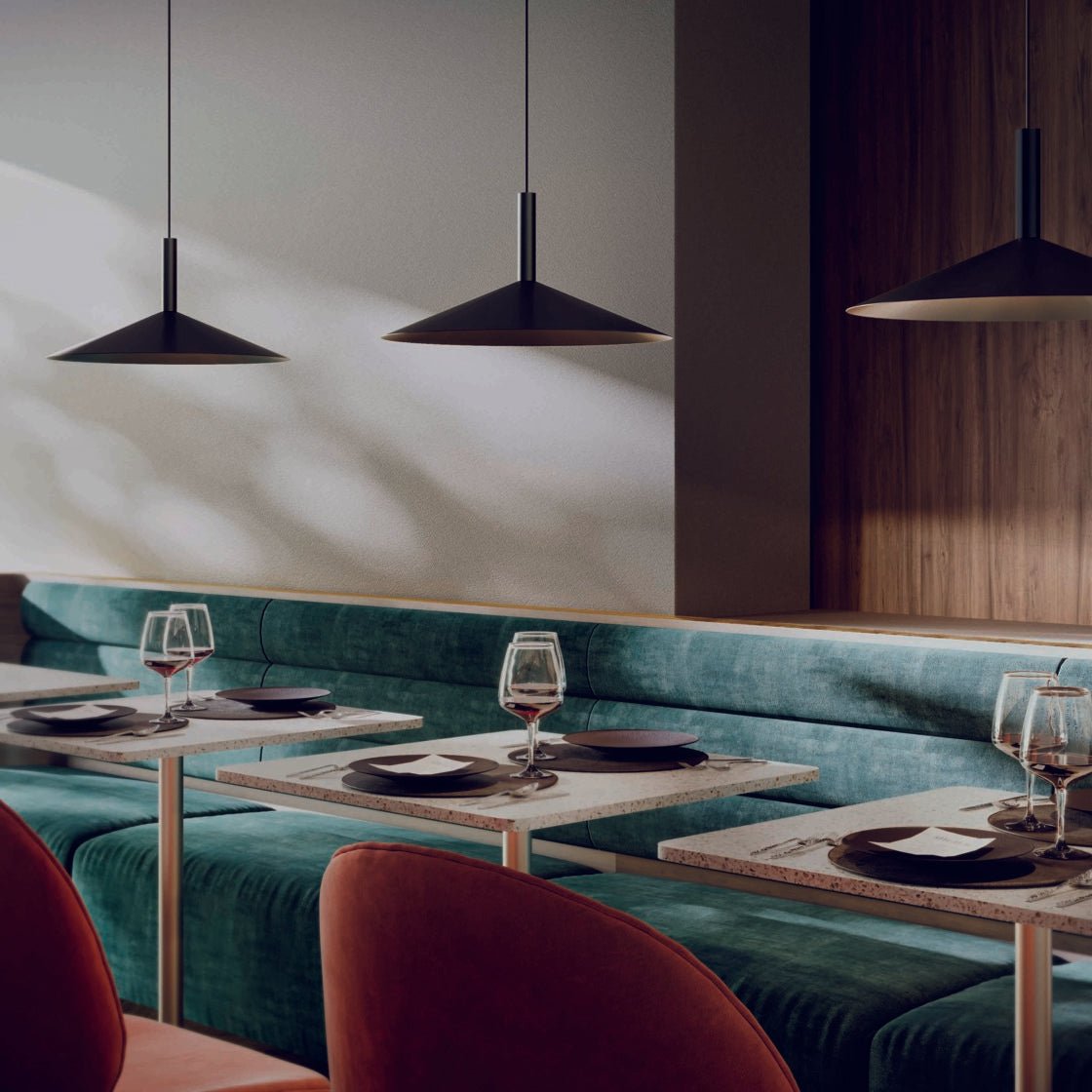 Pendant Light LED Black - JADEXA | Modern Elegance