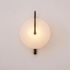 Elif Modern Black Gold Metal Glass Wall Lamp Dining Room Bedroom