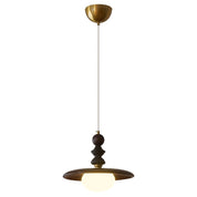 Pendant Light Wood & Glass - KOMETX | Ambient Glow