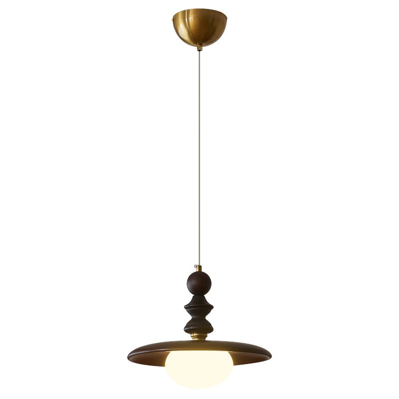 Pendant Light Wood & Glass - KOMETX | Ambient Glow