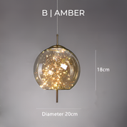 Pendant Light Smoked Glass - SILEXA | Ambiance Lighting