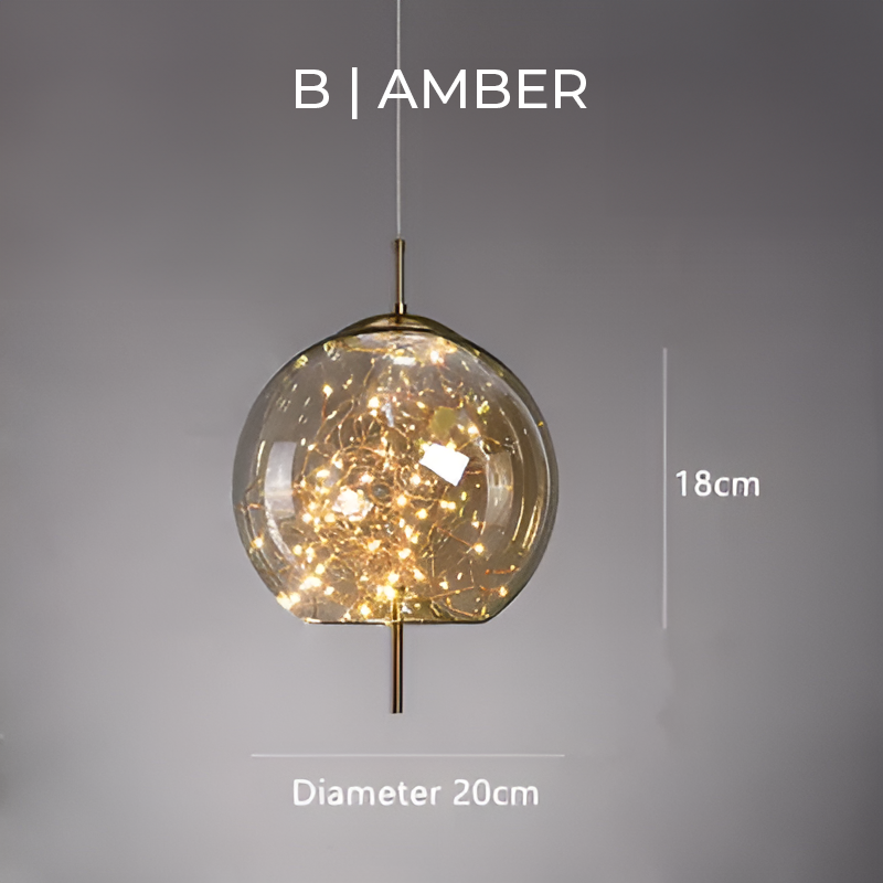Pendant Light Smoked Glass - SILEXA | Ambiance Lighting