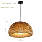 Pendant Light Bamboo Rattan - MEKKAX | Elegant Ambiance