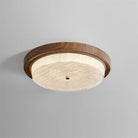 Ozawa Unusual Rustic Round Ceiling Light Bedroom Dining Room