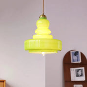Pendant Light Glass Iron Bauhaus - MIRAGE | Elegance
