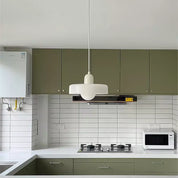 Pendant Light Green Glass Red - MODUSX | Bauhaus Style