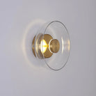 Hailie Moderne Rond Bol Verre Applique Murale Nuances Chambre à Coucher Couloir