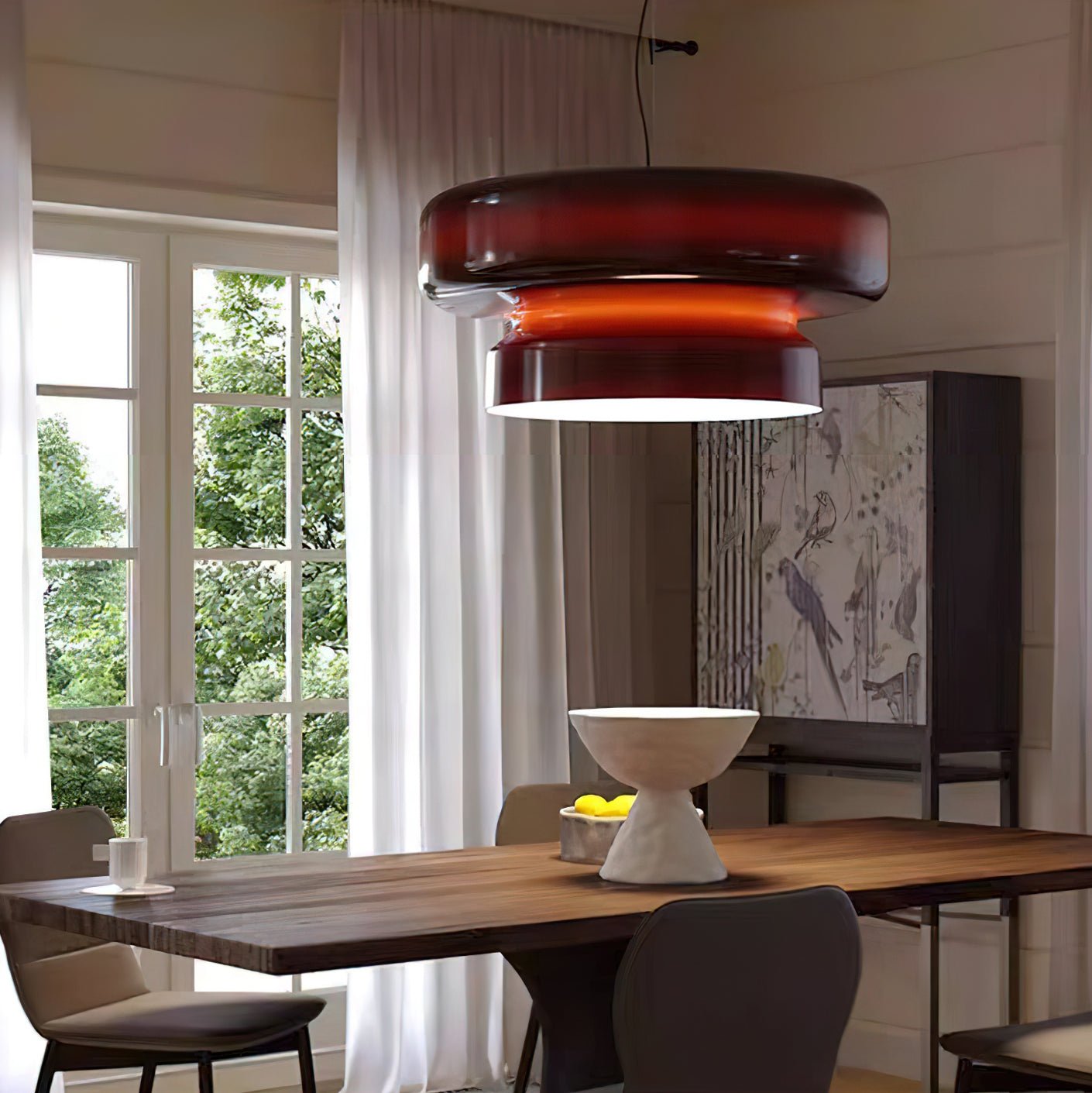 Pendant Light Blown Glass - NOIRIX | Sophisticated Ambience