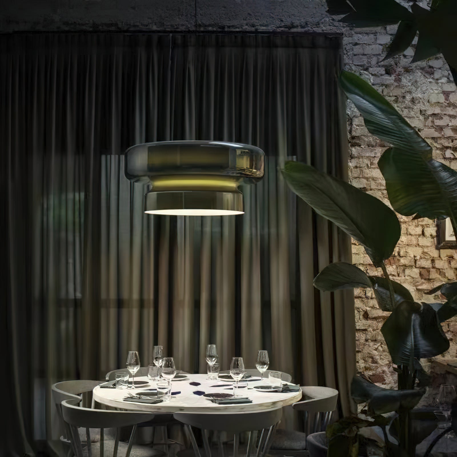 Pendant Light Blown Glass - NOIRIX | Sophisticated Ambience