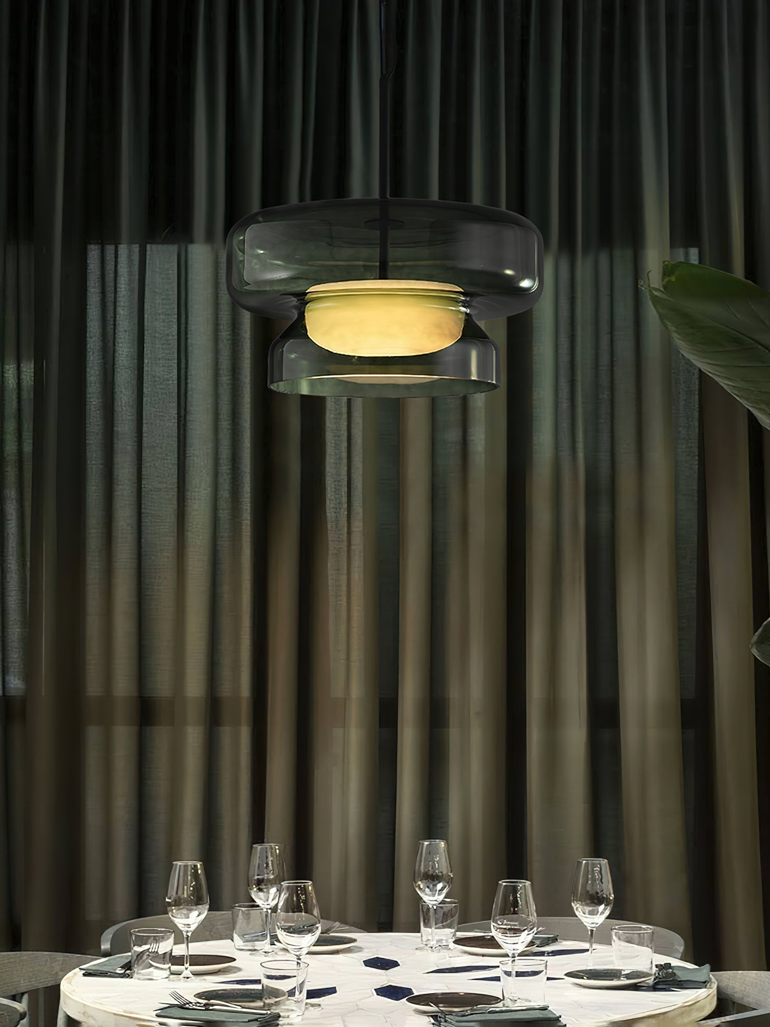 Pendant Light Blown Glass - NOIRIX | Sophisticated Ambience