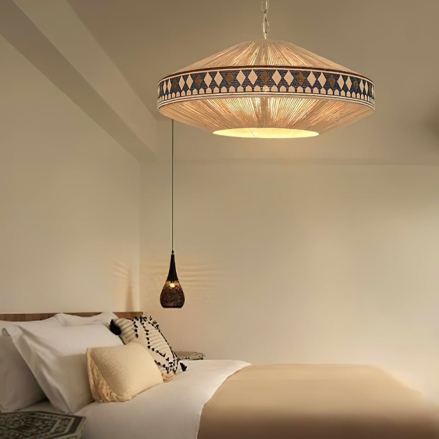 Pendant Light Fringe Woven - NORTEX | Bohemian Style