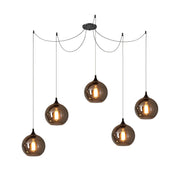 Pendant Light Smoked Glass Black - NOVUSX | Luxurious Aura