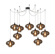 Pendant Light Smoked Glass Black - NOVUSX | Luxurious Aura