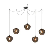 Pendant Light Smoked Glass Black - NOVUSX | Luxurious Aura