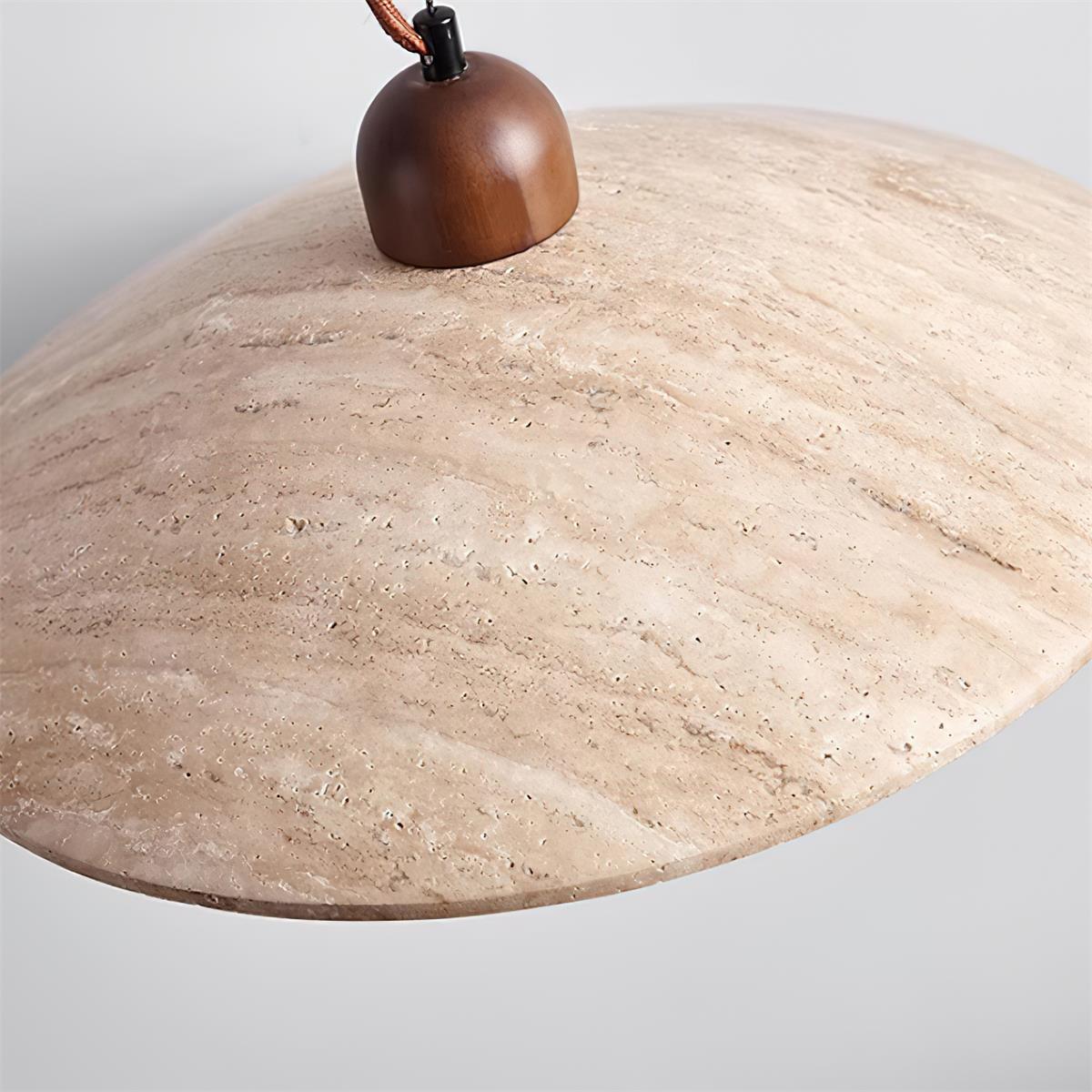Pendant Light Travertine Stone - OMNIMO | Rustic Elegance
