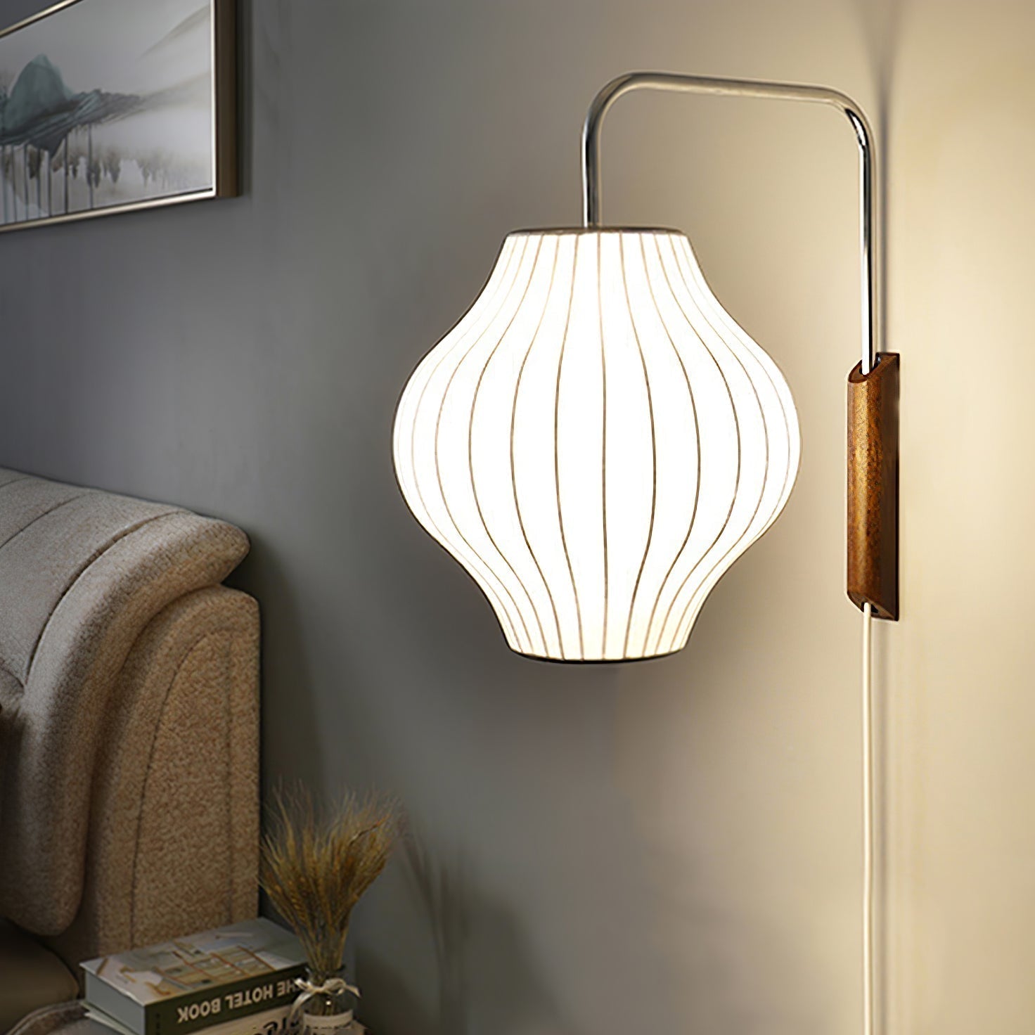 Wall Light Walnut Modern - ARGOXA | Sophisticated Ambiance