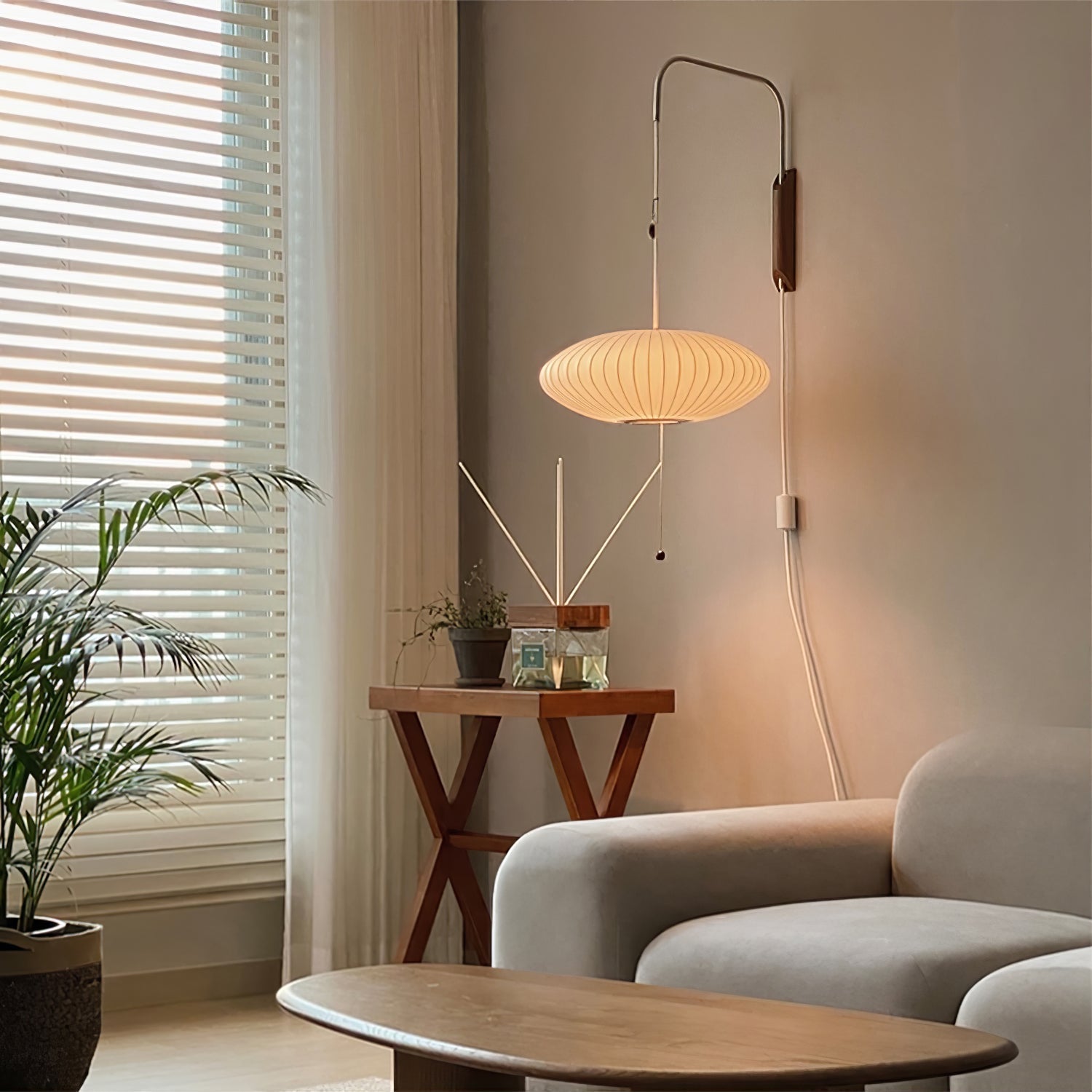 Wall Light Walnut Modern - ARGOXA | Sophisticated Ambiance