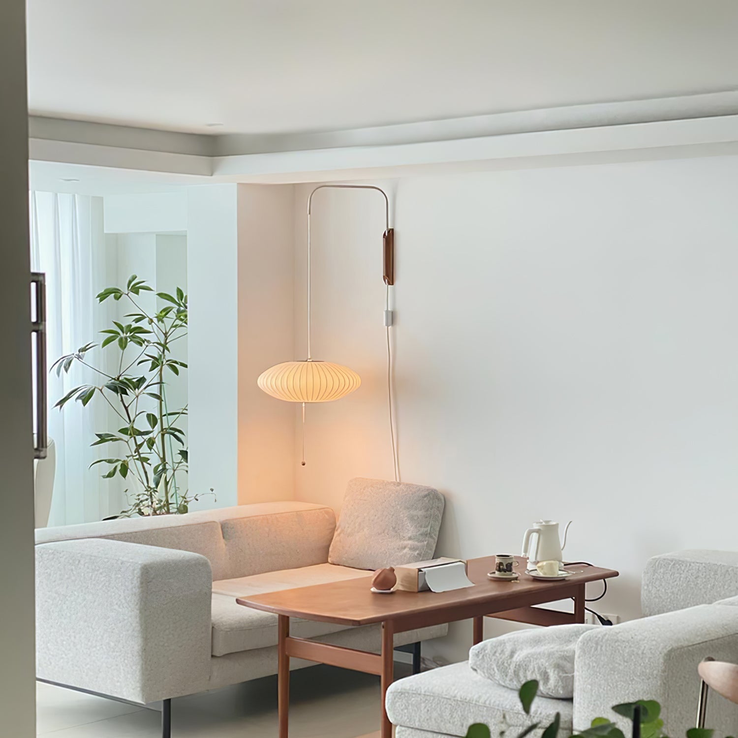 Wall Light Walnut Modern - ARGOXA | Sophisticated Ambiance