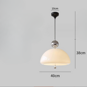 Pendant Light Glass White - VORTEX | Historical Elegance