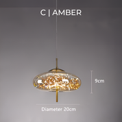 Pendant Light Smoked Glass - SILEXA | Ambiance Lighting