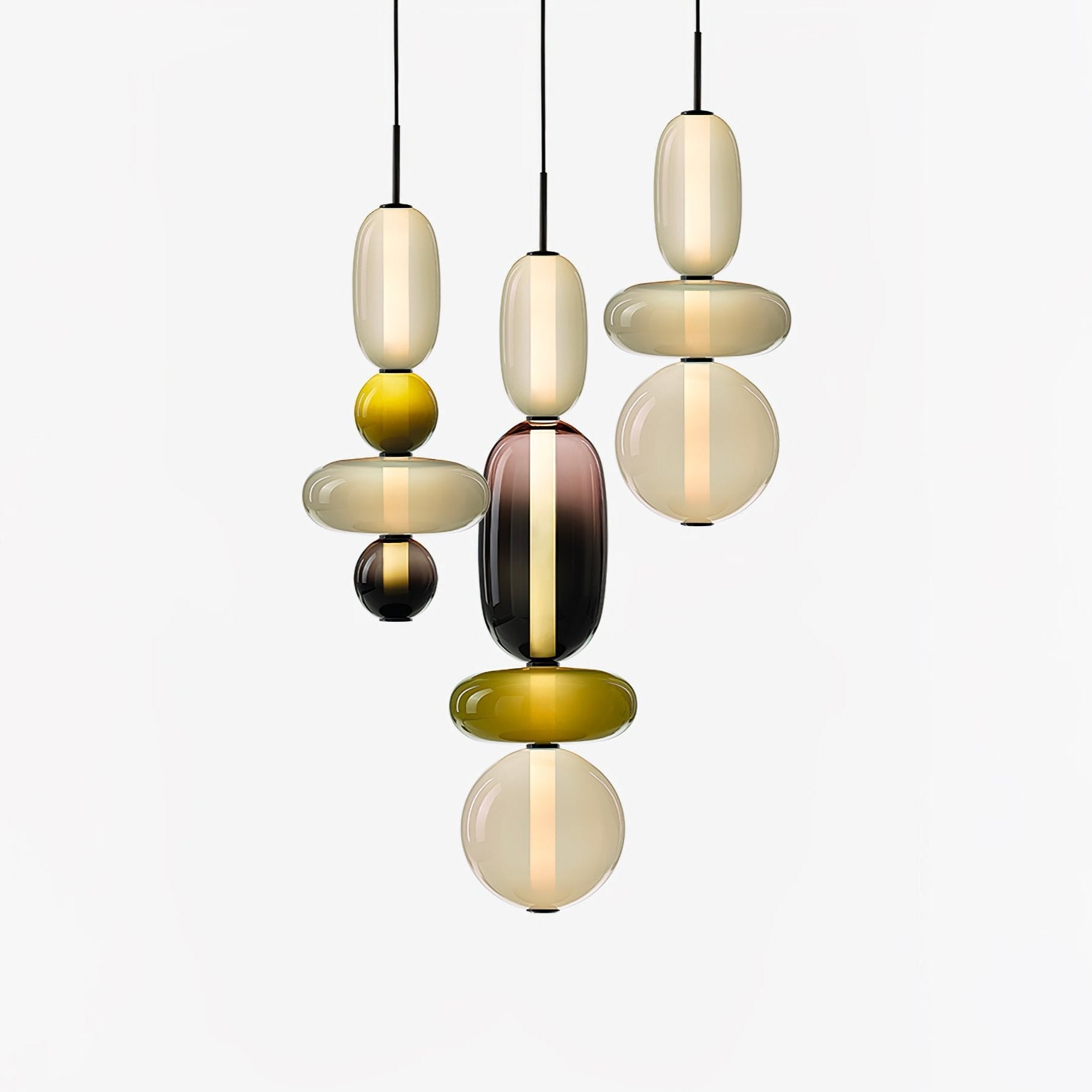 Pendant Light Candied Glass Dimmer - ONYXOR | Modern Style