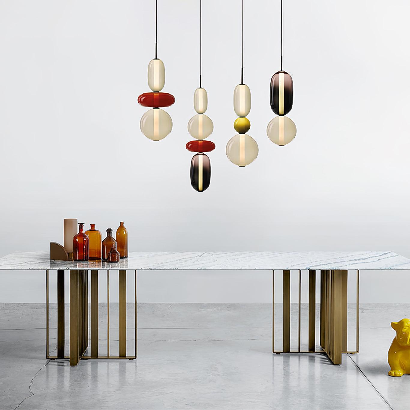 Pendant Light Candied Glass Dimmer - ONYXOR | Modern Style