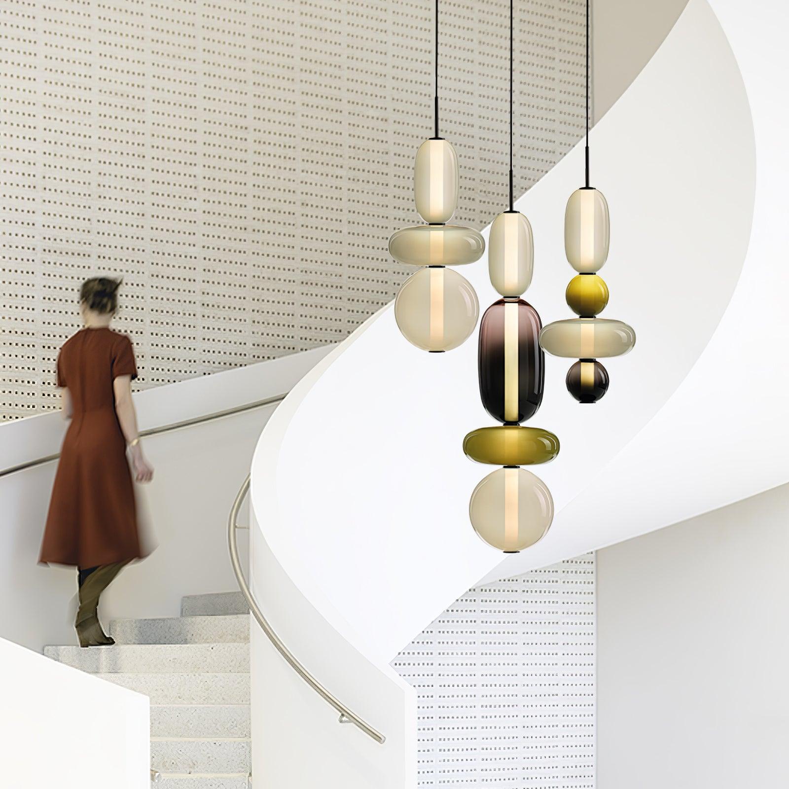 Pendant Light Candied Glass Dimmer - ONYXOR | Modern Style