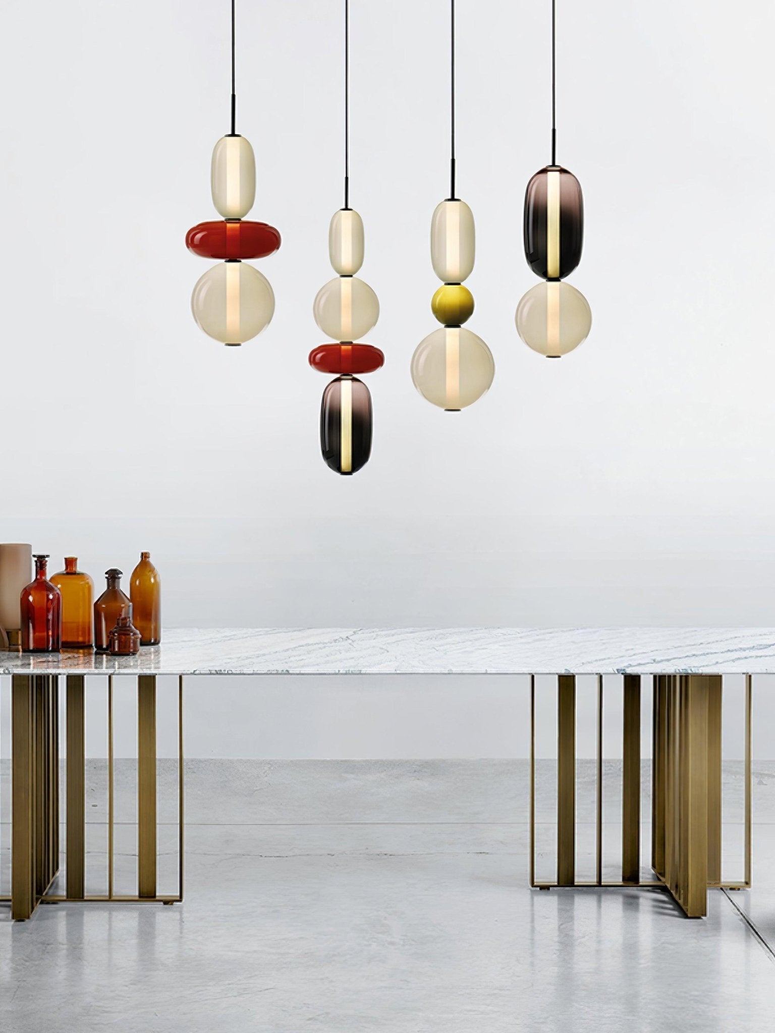 Pendant Light Candied Glass Dimmer - ONYXOR | Modern Style