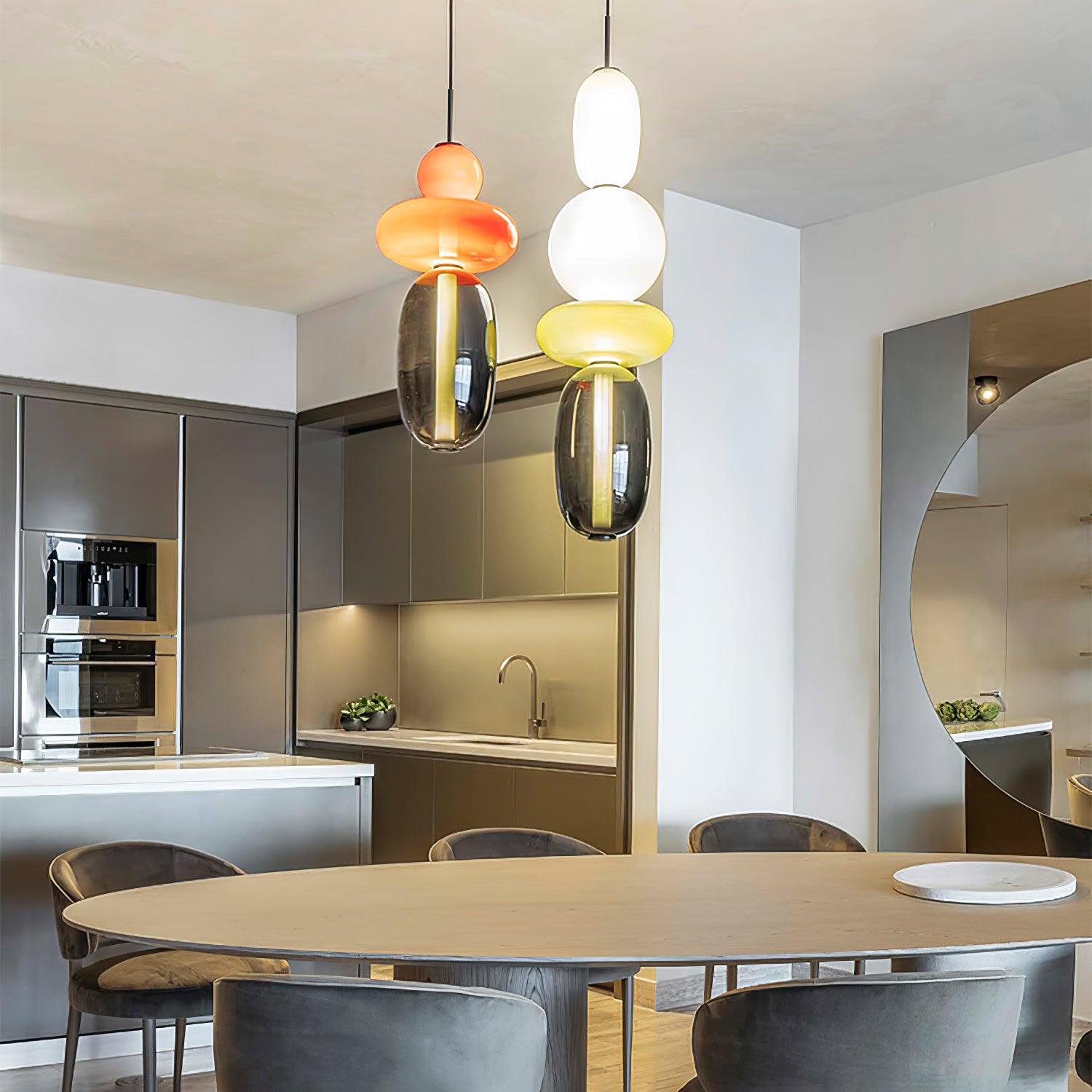 Pendant Light Candied Glass Dimmer - ONYXOR | Modern Style
