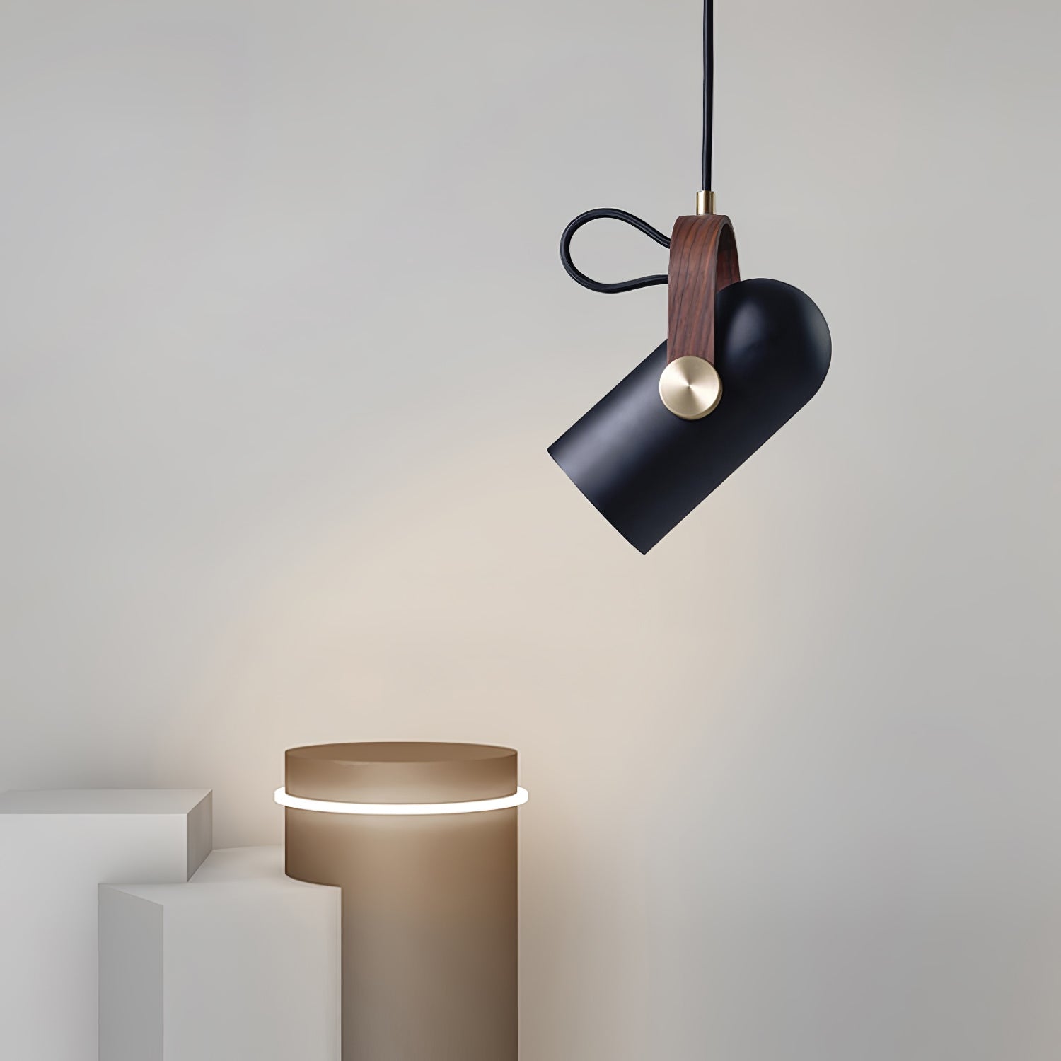 Pendant Light Black Gold - OPTIVA | Elegant Focal Point