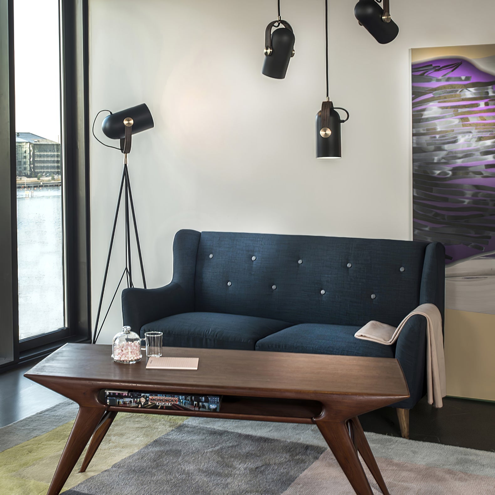 Pendant Light Black Gold - OPTIVA | Elegant Focal Point