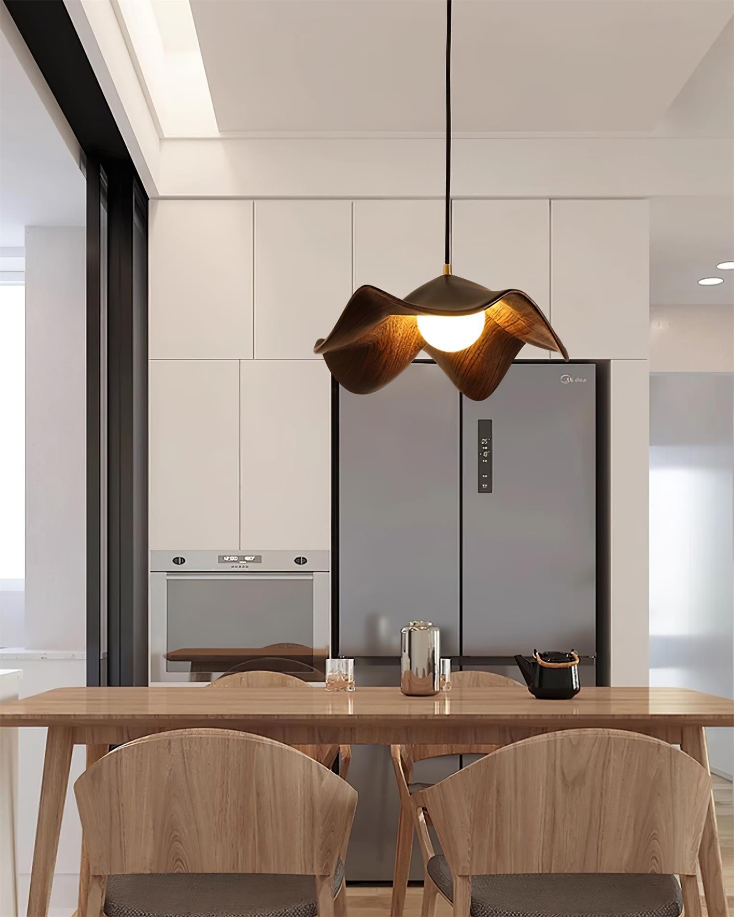 Pendant Light Resin Lotus - Casia | Elegant Decor