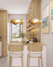 Pendant Light Resin Lotus - Casia | Elegant Decor