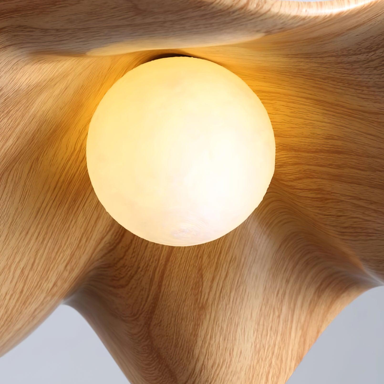 Pendant Light Resin Lotus - Casia | Elegant Decor