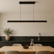 Pendant Light Matte Black ø31.5" - SOLVEX | Elegant Style