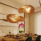Pendant Light Bamboo Rattan - MEGEXA | Warm Ambiance