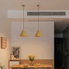Muto Modern Conica Wood Pendant Light Dining Room Kitchen Island