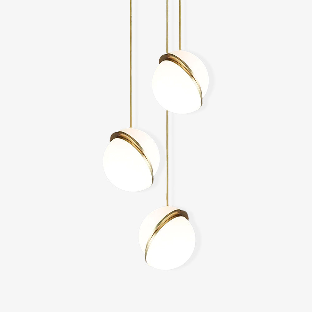Pendant Light Crescent Brass - RADIXA | Tranquility