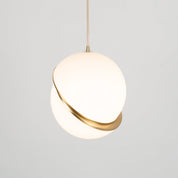 Pendant Light Crescent Brass - RADIXA | Tranquility