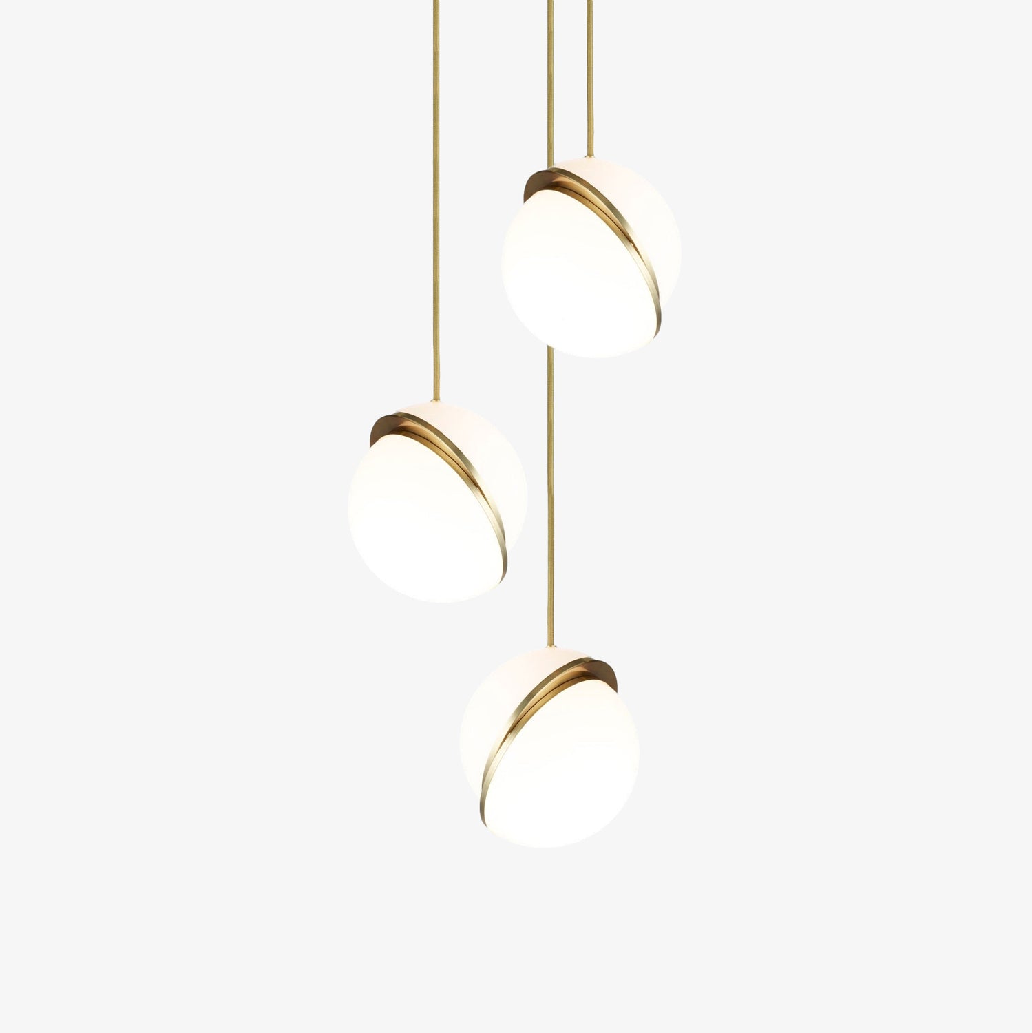 Pendant Light Crescent Brass - RADIXA | Tranquility