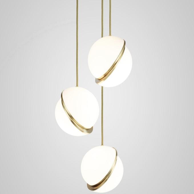 Pendant Light Crescent Brass - RADIXA | Tranquility