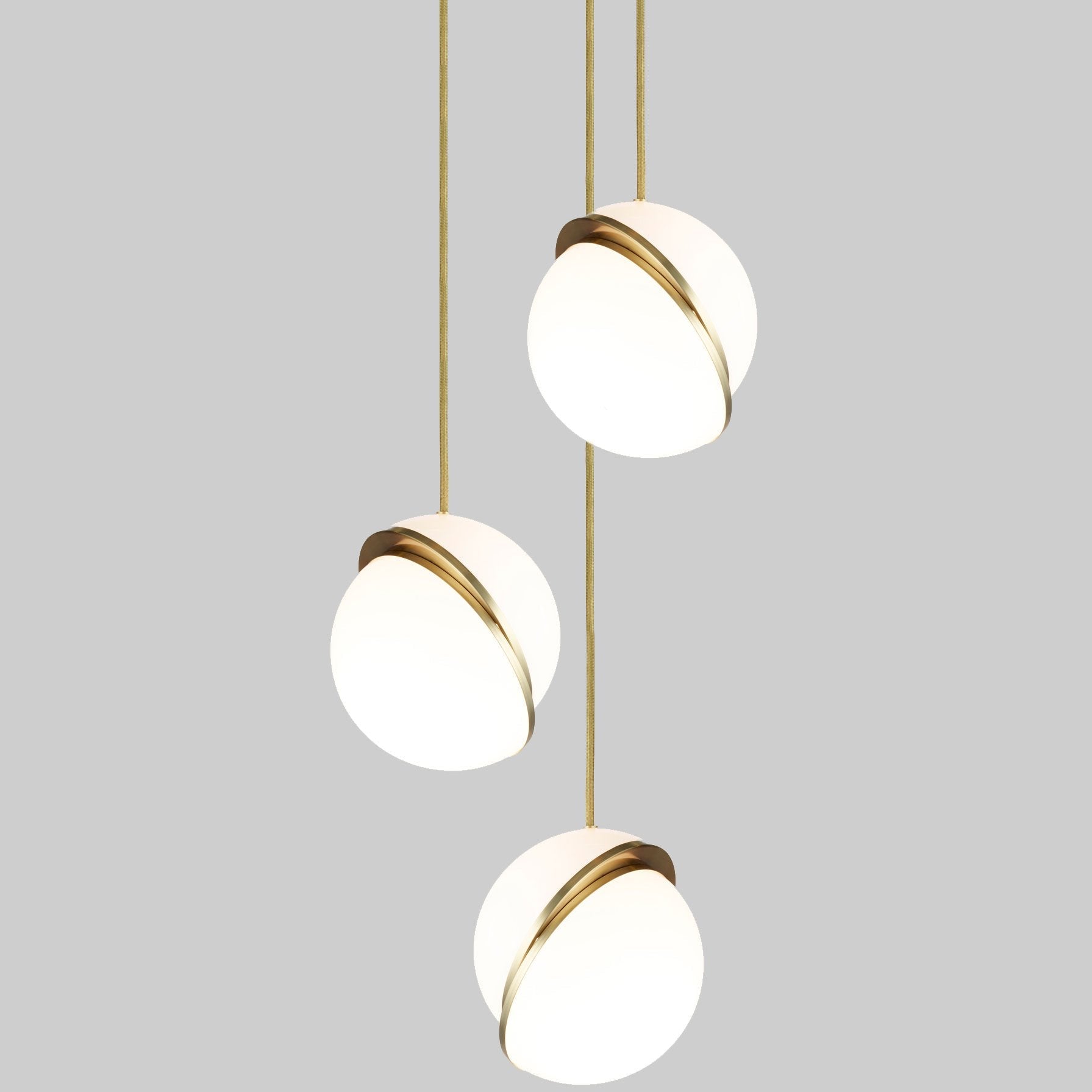 Pendant Light Crescent Brass - RADIXA | Tranquility