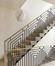 Pendant Light Crescent Brass - RADIXA | Tranquility