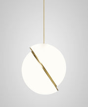 Pendant Light Crescent Brass - RADIXA | Tranquility